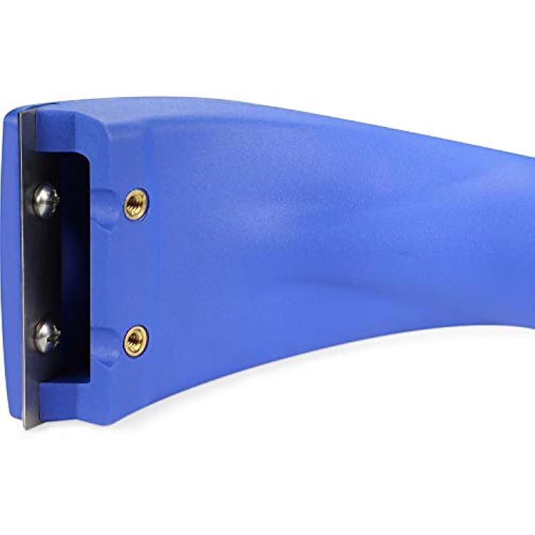 Oneida Air Systems Viper Vacuum Scraper Ergonomic Textured Grip Wet/Dry Vac Attachment with Reversible Tungsten-Carbide Blade