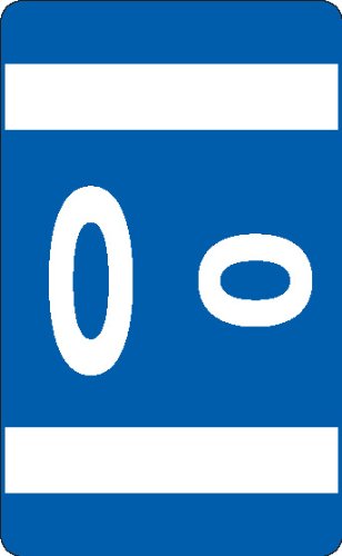 Smead AlphaZ Acc Color-Coded Alphabetic Label, O, Label Roll, Dark Blue, 250 Labels per Roll (67115)