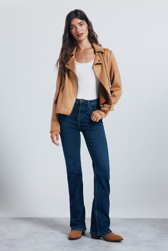 Chaqueta motera para mujer ideal para looks urbanos de entretiempo en antelina 5