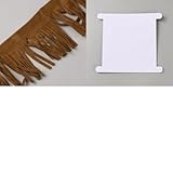 GORGECRAFT 5.5 Yards 2.6 Inch Double Side Suede Fringe...
