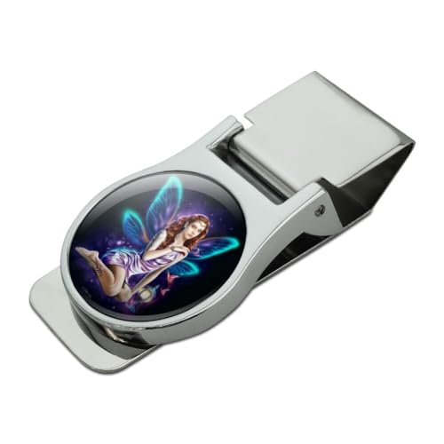 GRAPHICS & MORE Fairy Queen Satin Chrome Plated Metal Money Clip