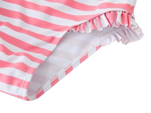 Image of UMELOK Toddler and Little Girls Rash Guard Sets with Bikini Bottoms Swimwear