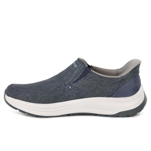 Skechers - Mens Relaxed Fit: Decklan - Gulliver Slip On Shoes, Color Navy, Size: 12 M US4