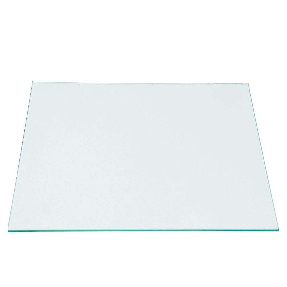 Kühlschrank Einlegeboden - Klarglas 4 mm – Glasplatte, eckige Ecken, alle Maße lieferbar (89,96 EUR/qm) - 476 mm x 276 mm