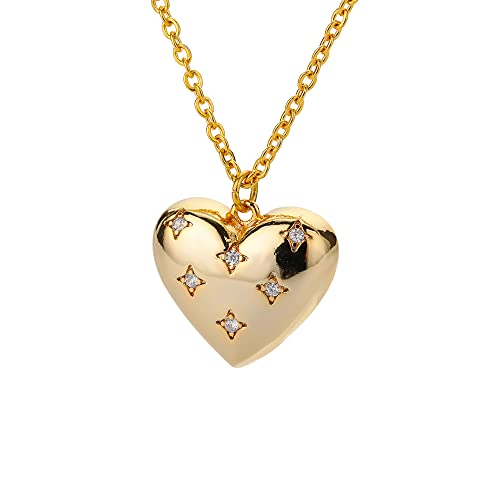 Zircon Heart Necklace