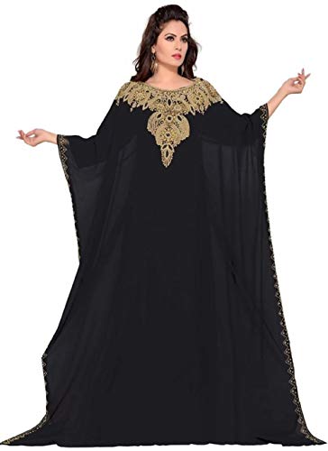 WUBU Kaftan Hand Beaded Maxi Dress Evening Gowns Evening Dresses Wedding Cocktail Plus Size
