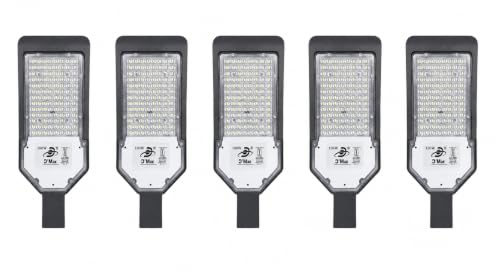 Image of D'Mak LED Street Light White Focus with Lens Waterproof IP65 for Outdoor Purposes (Pack of 5, 100W LED Street Light)
