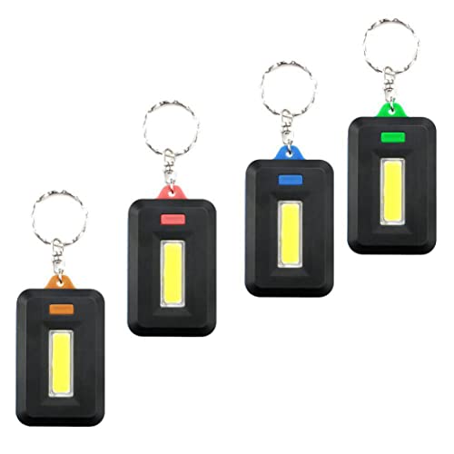 KUYYFDS Keychain Flashlight LED 4PCS Mini Keyring Torch Portable Outdoor Keychain Handy Mountaineering Lamp