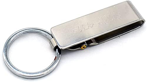 Miniatura 3 de Clarmonde Clip de llavero para cinturón, llavero de cinturón de acero inoxidable, clip de liberación rápida y kit de llaveros