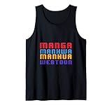 Manga Manhwa Manhua Webtoon | Novelty Comic Gift Shirt Camiseta sin Mangas