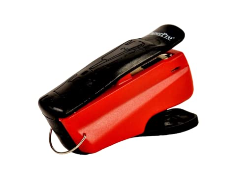 Paper Pro Nano Mini Stapler - Portable Pocket-Sized Compact And Convenient Stapler For Classroom, Office, Or Desk Use - Red #TOP5