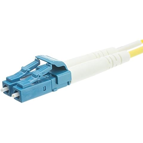 Fiber Optic Cable, 6 Meter (19.7 feet) LC to LC Lucent Connector Duplex 9/125 Single-Mode Fiber Optic LC-LC Optical Connection Cable, CableWholesale Cover