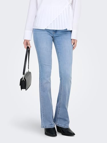 Image of ONLY Women's Regular Fit High Rise Jeans