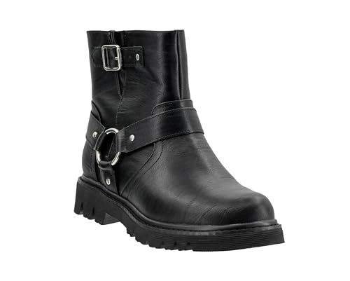 Corkys Footwear Womens Pick Of The Patch Boots - Featuring a 1.25-Inch Heel, Straps Around the Ankle with an 'O' Ring, an Adjustable Buckle, and Comfortable Insoles3