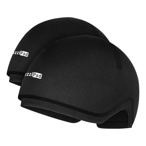 SUZZIPAD Cold Cap for Chemo for People Who Suffer from Cancer Stress Relief Hat Cool Cap for Chemotherapy Cold Caps for Head Discomfort Cancer Care for Women and Men Black 2 Packs