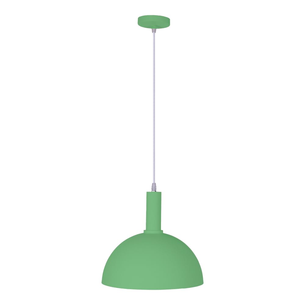 BEL AIR HOME - Lámpara Colgante Hagen - Ajustable 30 cm, Diseño Elegante Contemporáneo, Fácil Instalación, Ideal para Salón o Comedor - Verde