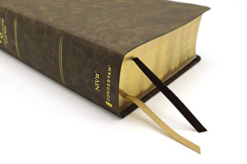 Niv, Life Application Study Bible, Third Edition, Large Print, Bonded Leather, Brown, Red Letter #TOP3