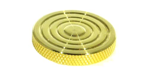 THE FLATTOP - BRASS HANDMADE EDC SPINNING TOP - MADE IN THE USA - Gifts for Men