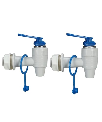 Image of RO Tap Set - Universal Water Purifier Tap - White - Suitable for all RO /UV /UF water purifiers, water pots, and plastic cans (Pack of 2)