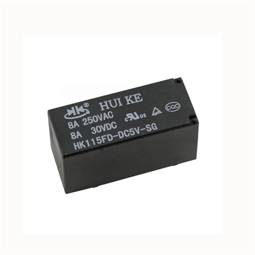 Relais 5V HK115FD-DC5V-SG pour projets domotiques et robots - 16A 8PIN x40