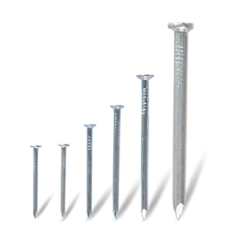 Kit de clavos Brad de acero al carbono 165 piezas para colgar cuadros miniatura 1