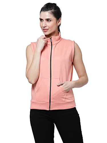 Image of UZARUS Women's Half Sleeves Cotton Fleece Premium Jacket