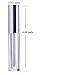 KEAIYYJ 10ml/0.34 oz Lip Gloss Packaging Tubes with Wand Silver Top Plastic Lipstick Tube Empty Container Makeup Reusable Bottle for DIY 10 Pack