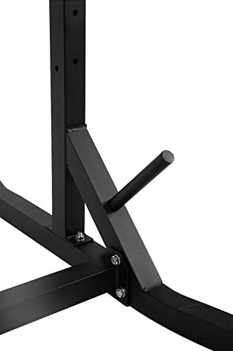 Miniatura 5 de Squat Rack V2 Barra De Tracción Ajustable Barra Fija Developper Reclinado Pull Up Bar Jaula De Squat Dips Bar