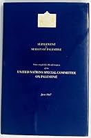 Supplement to Survey of Palestine 0887282172 Book Cover