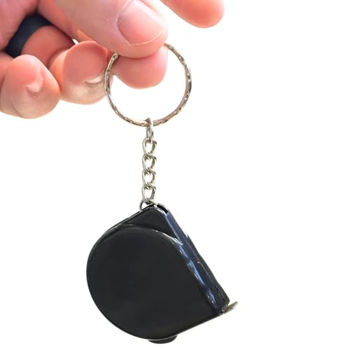 Harrier Hardware 6-Foot Long, 2-Pack, Tape Measure Keychain, Black, EDC Portable - Thumbnail 6