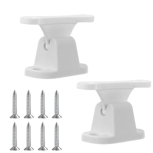 EUYKQNOI - EUYKQNOI Lot de 2 Bloc Porte Camping Car 45×60 mm,Arrêt Retenue de Porte en Forme de T Caravane,Support de Porte en Plastique de Remorque,accessoires camping car,Accessoires pour Camping-Car Bateau