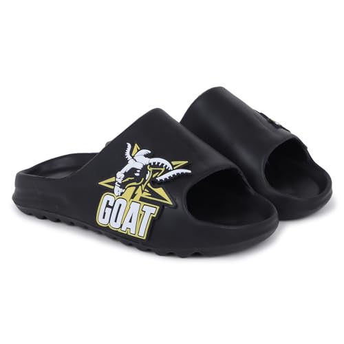 Image of Pampy Angel Combo Pack of 2 Slipper /Flip Flops /Slides /Clogs /Sandals with Adjustable Back Strap for Men (Cl-N11,Y-to-Goat)