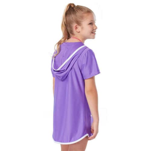 Free Country Girls' Hooded Kangaroo Cover Up (Ultraviolet, XS(5/6))2