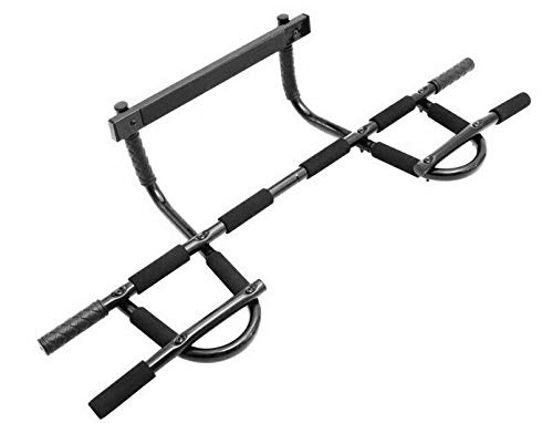 Door Gym Xtreme Multi-Grip Push-Up Chin-Up Pull-Up Bar Portable Home Exercise Gym Black
