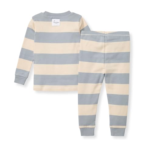 image for Burt's Bees Baby Baby Boys Pajamas, 2-Piece Long Sleeve Tee and Long P