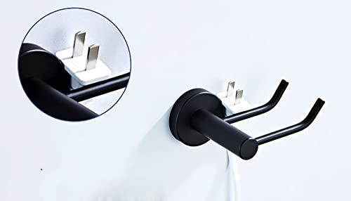 Rangement de douche sans rouille avec cette étagère suspendue noire - 2