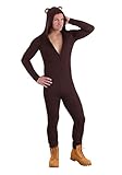 Fun Costumes Sexy Bear Men's Costume - L Brown