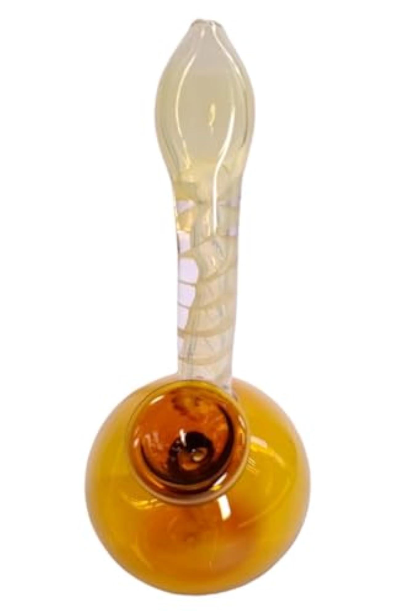 6 Inch Glass Bong with Curved Stem