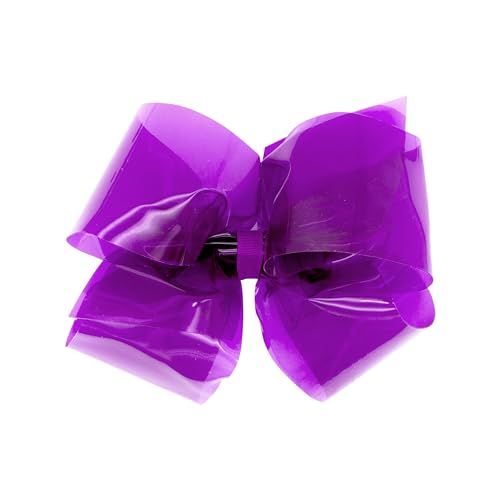 Nœud à cheveux en vinyle fait pour durer Wee Ones WeeSplash violet