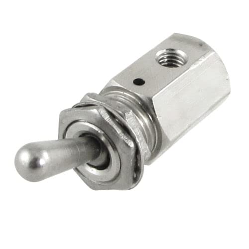 Tool parts TV-3S 2 Position 3 Way Air Pneumatic Knob Control ON OFF Toggle Valve