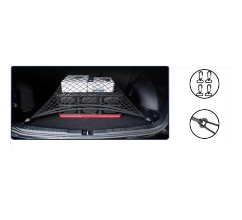 Filet de coffre Hyundai Santa Fe 2023 2024 2025 accessoire rangement nylon - 3