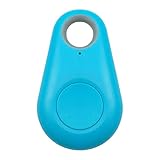 KODENG Pet Smart GPS Tracker Mini Anti-Lost Waterproof Bluetooth Locator Tracer for Pet Dog Cat Kids Car Wallet Key Collar Accessories (Blue)