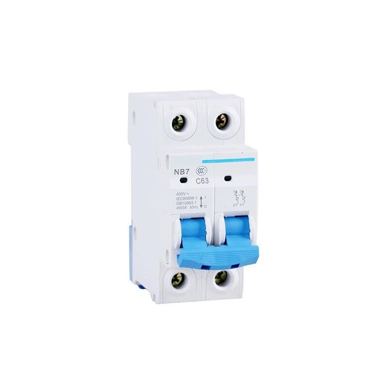 Disyuntor NB7 2P C10 interruptor automático de protección local 1
