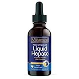 Rx Vitamins Liquid Hepato - Liquid Liver Support Supplement with Milk Thistle Extract - Hepatic Dog Supplement Enriched with Vitamin B Complex - Chicken Flavor (4oz)