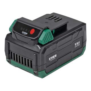 STIER Akku 36V 4,0 Ah Li-Ionen Ersatzakku Werkzeugakku Batterie, Samsung Markenzellen, ONE FOR ALL (kompatibel mit allen STIER Garden Geräten) Cover