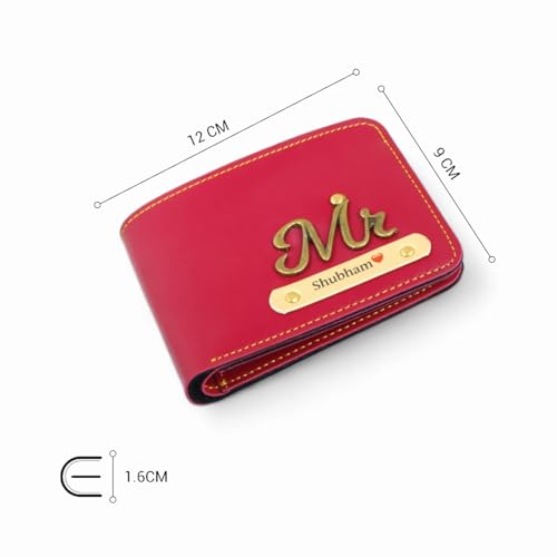 Image of Personalized Wallet for Men, Mens Wallet, Leather Wallets for Men Stylish, Bi-Fold Wallets for Man, 2 Cash Slots, Easy Access Card Slots, Photo Pocket, Gift for Mens