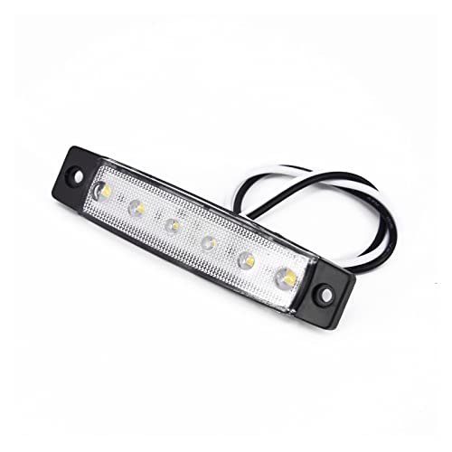Feu de position latéral remorque camion LED blanche 12V étanche éclairage plaque RV