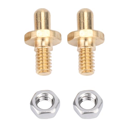 Tnfeeon Door Hinge Pin 2 Pack 70332 Adjustable Grill Door Hinge Part for Weber Summit Spirit Stainless Steel Replacement Kit with Bolts Nuts for BBQ Repair