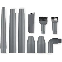 9 Pcs Micro Cleaning Nozzle Kit, 1-1/4" and 1-3/8" Detailed Cleaning Vacuum Attachment Compatible with Compact Wet Dry Shop Vacuum for Home/Office/Vehicle