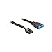 Price comparison product image Cable USB DELOCK 83281 30 cm Negro